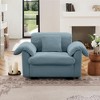 GDFStudio Cheryl Velvet 38" Deep Seat Storage Sofa Chair - 2 of 4