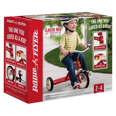 radio flyer 10 in red classic tricycle