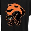 Women's - Instant Message - Vintage Paper Cat Halloween Short Sleeve Graphic T-Shirt - 2 of 4