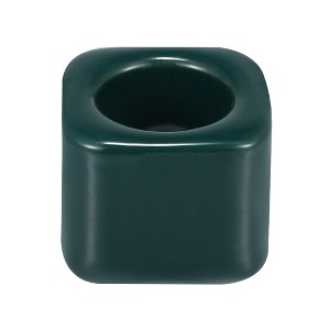 Unique Bargains Bathroom Square Mini Ceramic Toothbrush Holder 2.2"x1.73" - 1 of 4