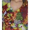 LA LEELA Women's Beachwear Swimsuit Coverups for Women Summer Swim Beach Dress Cover Ups for Swimwear Women Holiday Bathing Suit 1X-2X Multi,Floral - 2 of 3
