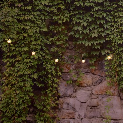 25ft Gold Mercury Globe Outdoor String Lights