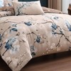 Bebejan Blue Blossom 100% Cotton 5-Piece Reversible Comforter Set - 4 of 4