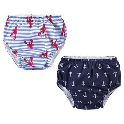 Hudson Baby Infant And Toddler Boy Swim Diapers, Anchors : Target