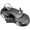 Audi R8 V10 Plus Gray Metallic "Special Edition" 1/24 Diecast Model Car by Maisto - 2 of 4