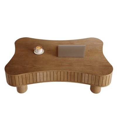 LiragoLift Top Coffee Table Walnut Hidden Storage Hydraulic Lift 5 Min Assembly 13.01"H x 27.17"D x 42.52"W