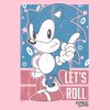 Girls Sonic the Hedgehog Let's Roll Distressed T Shirt - 2 of 4