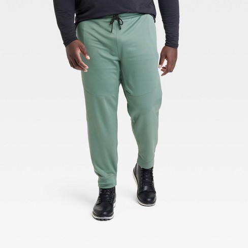 Men's Big Cotton Fleece Cargo Jogger Pants - All In Motion™ Black 2xl :  Target