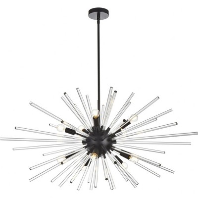 Elegant Lighting Sienna 10 - Light Pendant in  Black