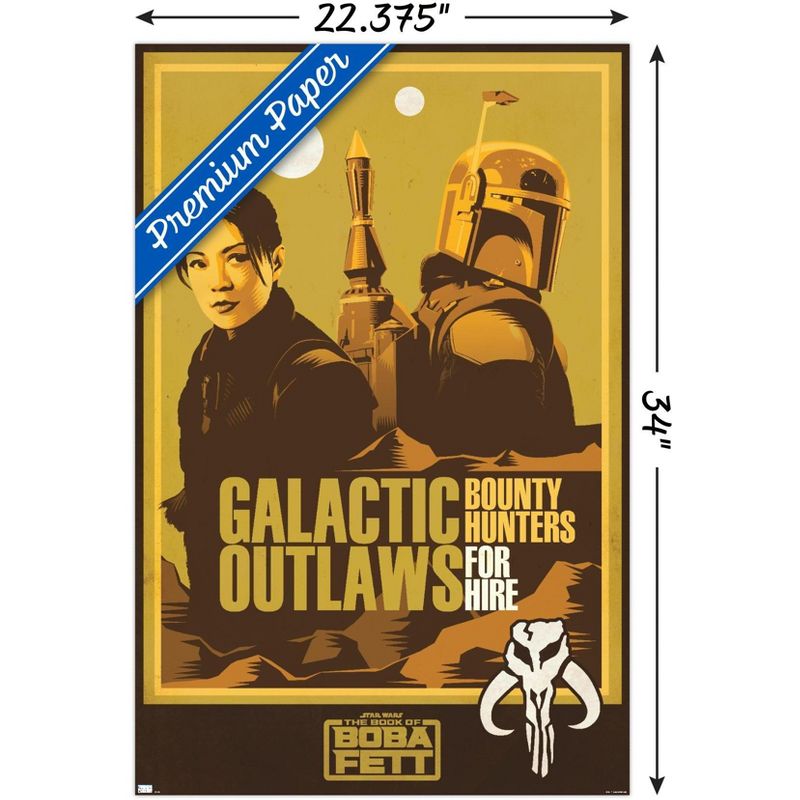 Trends International Star Wars: The Book of Boba Fett - Galactic Outlaws Unframed Wall Poster Prints, 3 of 7