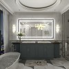 Apmir Super Bright Front & Back LED Lighted Anti-Fog Aluminum Alloy Framed Tempered Glass Bathroom/Vanity Mirror with ETL & 3-Year Warranty - 2 of 4