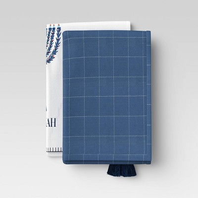 2pk Kitchen Towel 'Happy Hanukkah' - Threshold™
