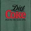 Women's - Diet Coke - Retro Logo Lightweight French Terry Wide Neck Long Sleeve Shirt - 2 of 4