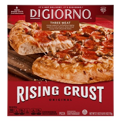 Digiorno Rising Crust Three Meat Frozen Pizza - 27.1oz : Target