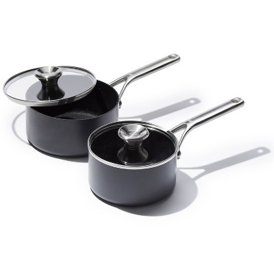 Oxo 10pc Non-stick Pot And Pan Set Black : Target