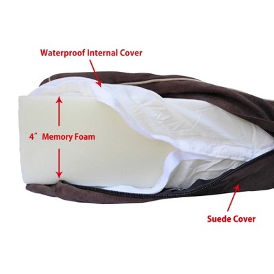 X-Large Blue Orthopedic Elevated Waterproof Pet Bed