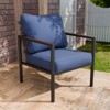 EAGLE PEAK Sunset Dune Collection Modern Patio Furniture Chair, Wicker Metal Outdoor Dining Chairs - 2 of 4