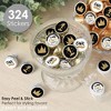 Big Dot of Happiness 1st Birthday Little Mr. Onederful - Boy First Birthday Party Small Round Candy Stickers - Party Favor Labels - 324 Count - 2 of 4