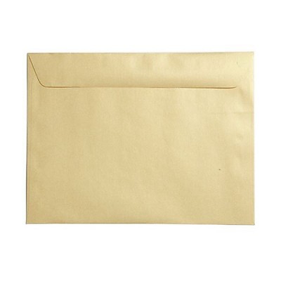 JAM Paper 9 x 12 Metallic Booklet Envelopes Stardream Gold V018321