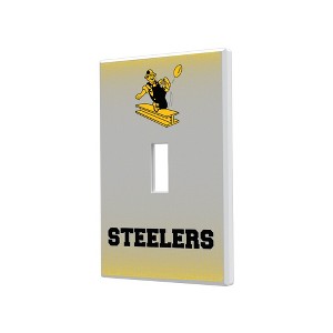 NFL AFC Historic Teams Linen Hidden-Screw Light Switch Plate for Single Toggle - 1 of 4