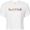 Women's - Spongebob Squarepants - Adorabob Lineup Cropped Graphic T-Shirt - 2 of 4