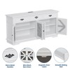TruAIR Sideboard Buffet Cabinet, 31.5in Small Farmhouse Kitchen Cupboard Coffee Bar Storage Cabinet with Adjustable Shelves for Living Room Entryway - 3 of 4