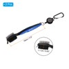 Unique Bargains Golf Tools with Cleaning Nails 2 Ft Retractable Lanyard Double Head Golf Club Brushes 2 Pcs - 2 of 4
