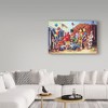 Trademark Fine Art -D. Rusty Rust 'Ten Clowns' Canvas Art - 3 of 3