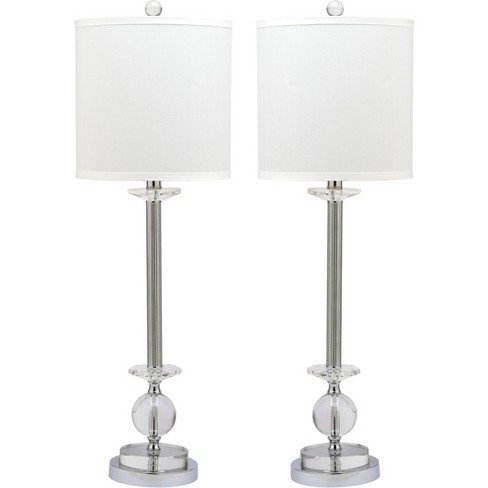 Marla Crystal Candlestick Lamp (set Of 2) - Clear - Safavieh : Target