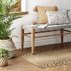 Elderberry Snake Skin Print Woven Rug Gray - Threshold™ - 2 of 4