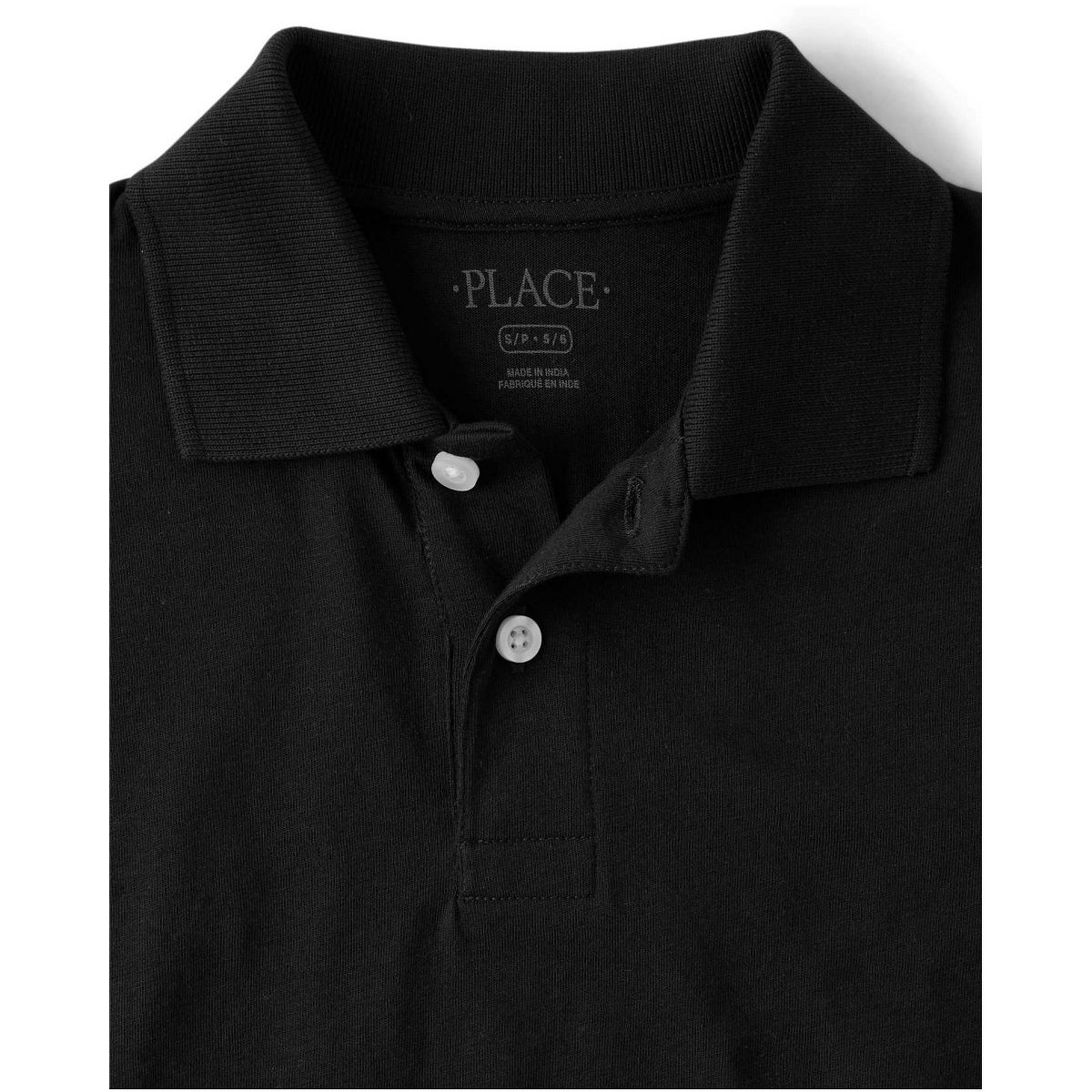 The Children's Place Boys Uniform Short Sleeve Soft Jersey Polo - thumbnail 2