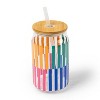 16 fl oz Glass Tumblers Stripe - Bullseye's Playground™ - 2 of 2