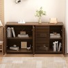 60" Sideboard Buffet Cabinet, Farmhouse Coffee Bar Cabinet, Entryway Console Table, Kitchen Pantry Storage Cabinet for Living Room Entryway Hallway - 2 of 4