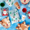 Okuna Outpost 100-Pack Small Gift Bags Christmas Party Favors Gift Bags with Handles, 9" x 12" - 3 of 4