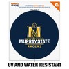 Murray State University Primary Logo Automotive Car Window Locker Circle Bumper Sticker - 2 of 4