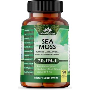 NaturaLife Labs Sea Moss Complex – 90 Veggie Capsules - 1 of 4