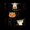 Women's Star Wars The Mandalorian Halloween Grogu Trick or Treat T-Shirt - 2 of 4