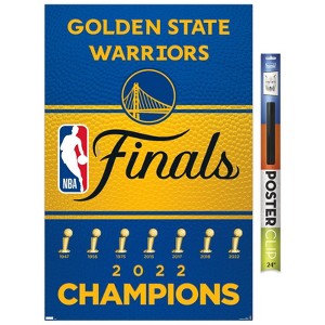 Trends International NBA Golden State Warriors - 2022 Finals Logo Unframed Wall Poster Prints - 1 of 4