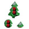 Unique Bargains Christmas Tree Hair Clips for Christmas 2.17"x1.18"x3.1" 1 Pair - image 3 of 4