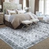 WhizMax Vintage Area Rug Boho Low-Pile Indoor Floral Print Carpet for Living Room Bedroom - 2 of 4