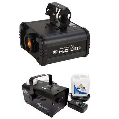 NEW AMERICAN DJ H2O IR LED Water Flowing Light Effect + Chauvet H700 Fog Machine