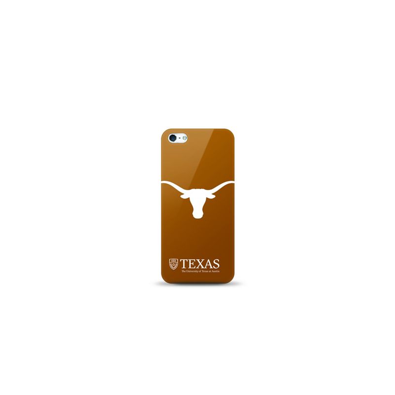 Mizco Sports NCAA Oversized Snapback TPU Case for Apple iPhone 5 / 5S / SE (Texas Long Horns), 1 of 2