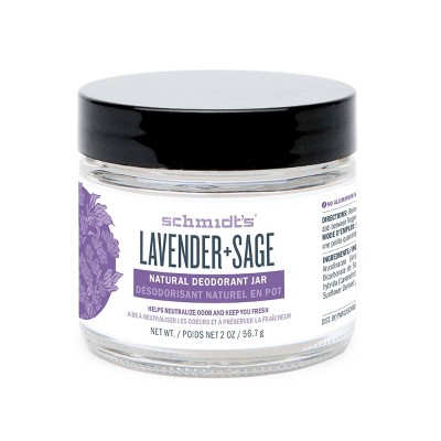 Schmidt's Lavender and Sage Aluminum Free Natural Deodorant Jar - 2oz