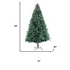 HomeRoots 9' Pre Lit Full Spruce Christmas Tree - 3 of 4