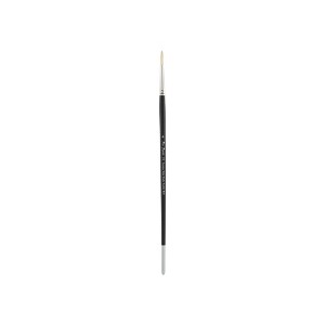 Creative Mark Pro Stroke Premium White Chungking Hog Bristle Artist Paint Brush - Round  - Natural Bristle Brush w/ Great Control Suitable for Oils, - 1 of 4