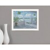 HomeRoots Coastal Porch White Framed Print Wall Art - 2 of 4