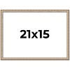 PosterPalooza | Minimalist Silver Picture Frame - UV Acrylic, Backing Board, Hanging Hardware Included - 2 of 4