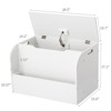 ODK FairOnly Wooden Toy Box with Front Bookshelf and Safety Hinges,Storage Organizer for Boys and Girls Playroom - 2 of 4