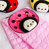 Slickblue Ladybug Soft Micro Fleece Pillow Blanket - 39.4" x 59.1", Zippered Cushion & Blanket, 4 Color Options - 3 of 4