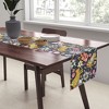 Ninola Design Spring Tigers Jungle Black Table Runner - Deny Designs - 2 of 3